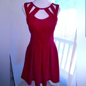 Betsy Johnson Red Dress size 6